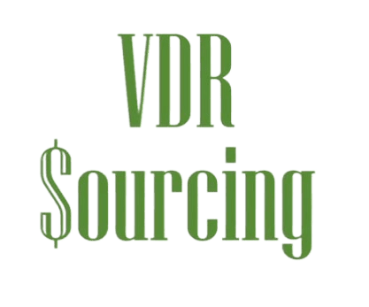 A green background with the word vdr sourcing in it.